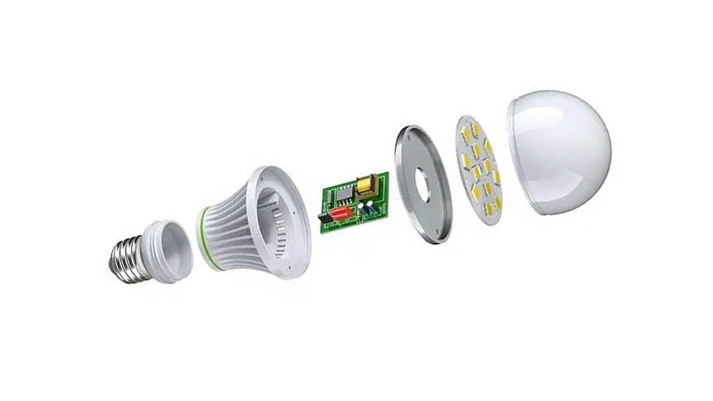 Constructions LED lamp