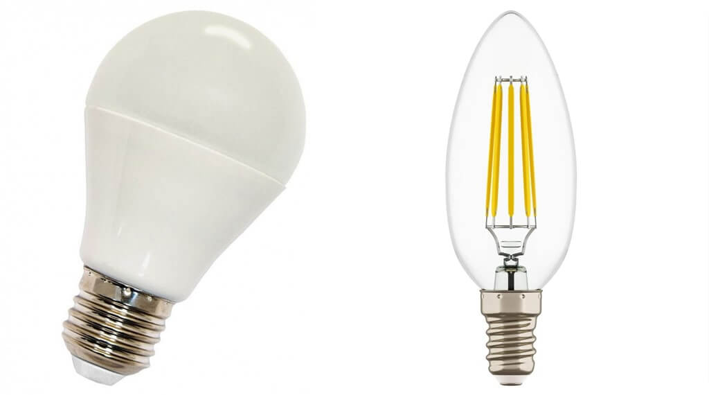 Types of LED lamps