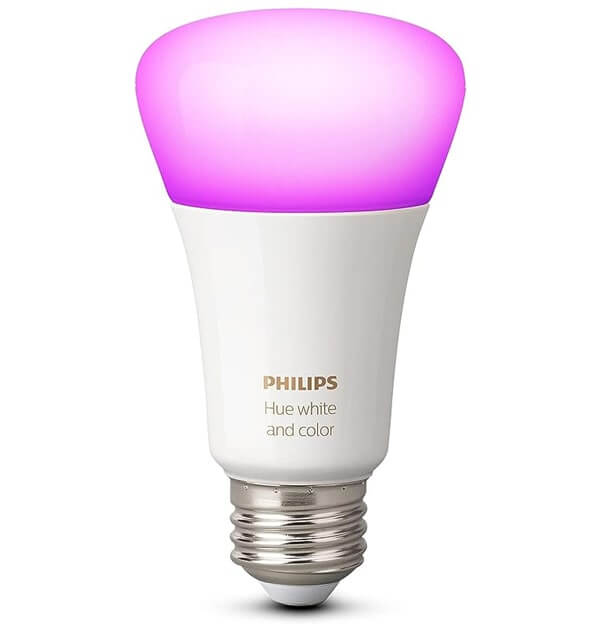 Philips Hue White and Color Ambiance A19 Smart Lamp